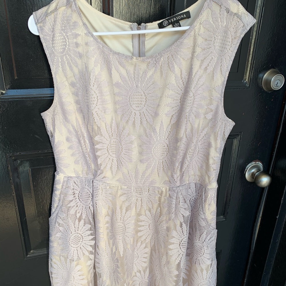 Lilac Knee Length Dress